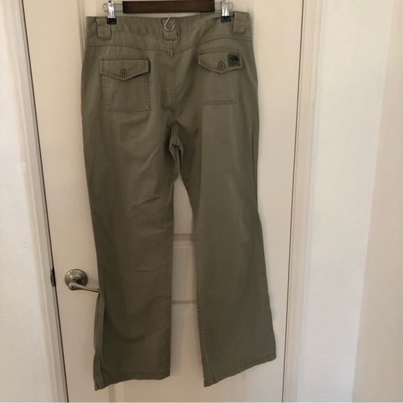 The North Face A5 Series cotton khaki Flare Pants Size 12 Cargo outdoor hiking - Picture 9 of 14